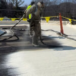 Applying Roof Coating